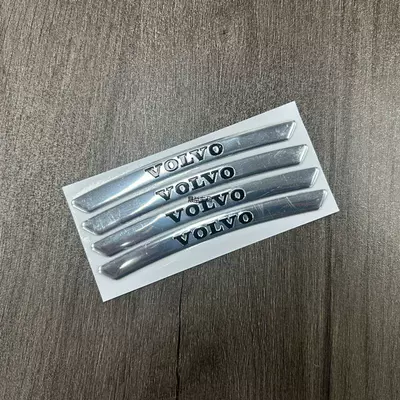 Suitable for Mercedes-Benz Volvo — Car logo - standard-volvo-silver-black-lettering