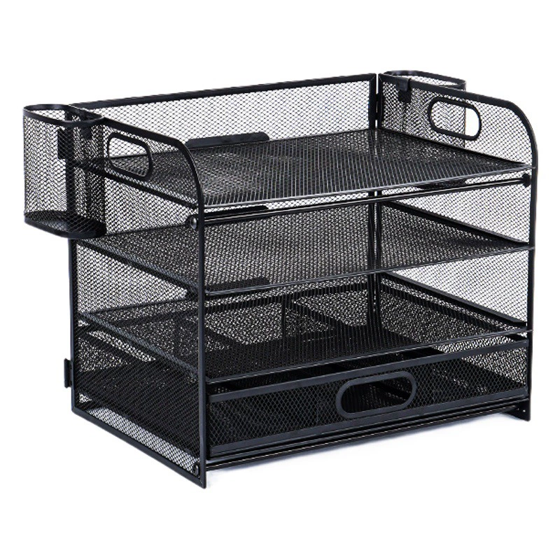 Трансграничный съемный четырехслойный рабочий стол файл файл файл файл файл ящик ящик для хранения документов корзина