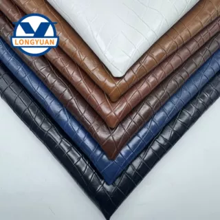 厂家直销高品质编织纹油皮仿棉绒底鞋用皮革