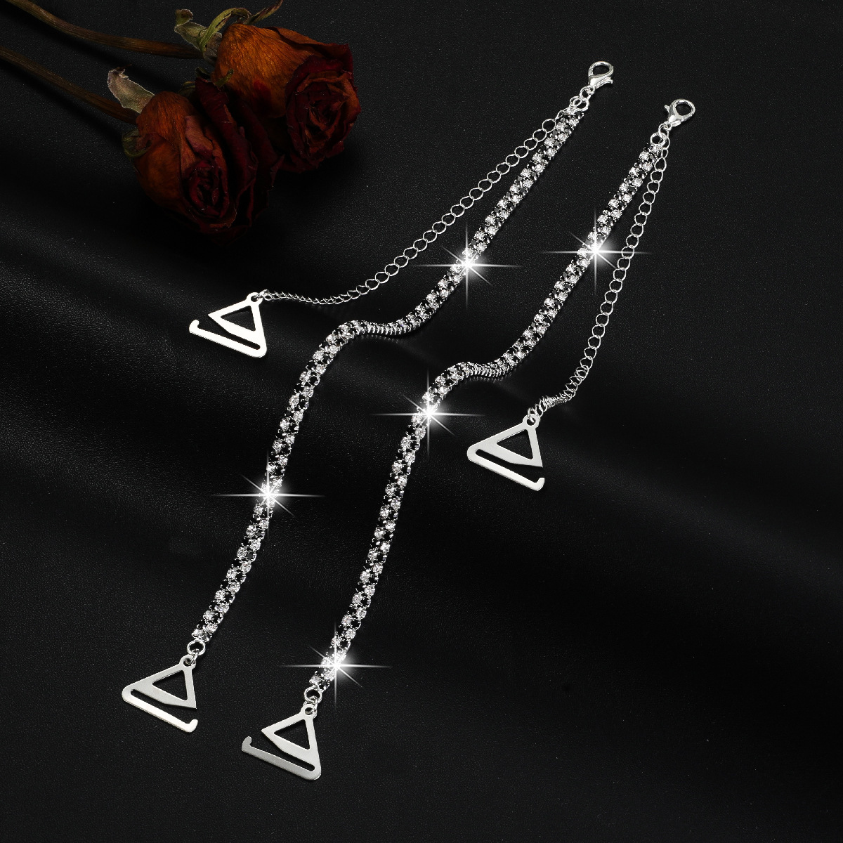 흑백 다이아몬드 실버