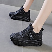 2023新款春秋款网红老爹鞋女鞋子松糕厚底百搭增高软底运动休闲鞋