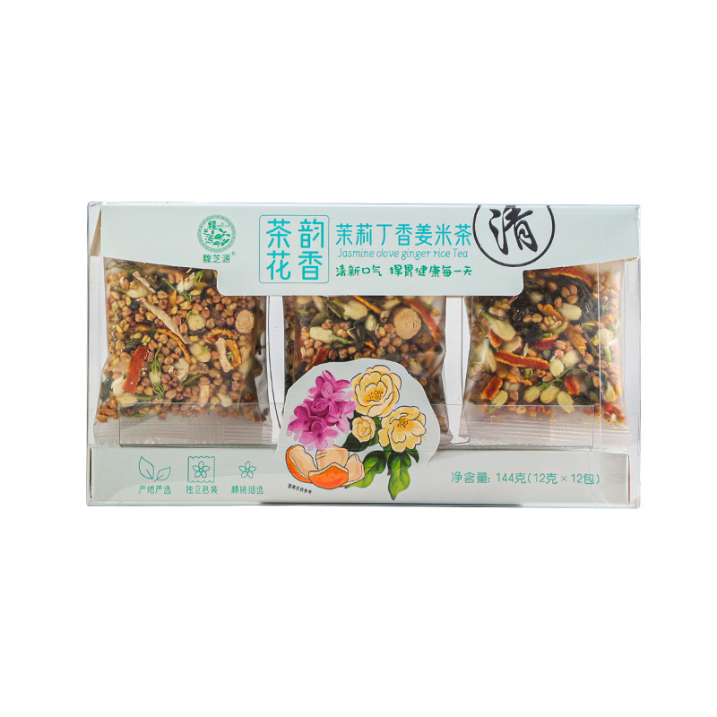 草本茶飲茉莉丁香姜米茶安徽州養生花茶事務養生茶包元気花草茶|undefined
