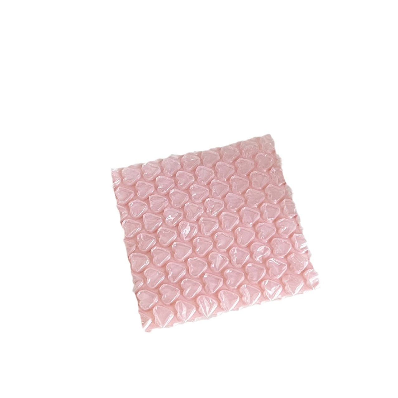 INS estilo en forma de corazón bolsa de burbuja pequeña titular de la tarjeta engrosada bolsa de embalaje impermeable a prueba de golpes de descompresión en forma de corazón burbuja bolsa de embalaje