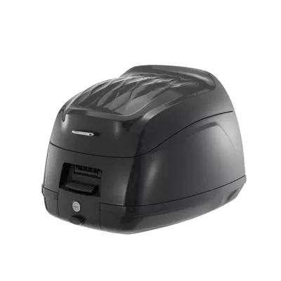 Motorcycle trunk – Storage Box - elegant-gray-lining-with-backrest