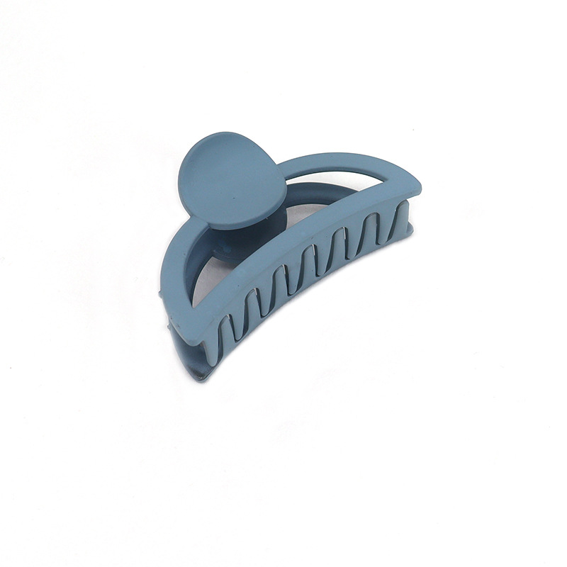 Pinza de pelo de resina de color crema hembra temperamento retro Cabeza trasera horquilla clip de tiburón coreano horquilla de todo fósforo