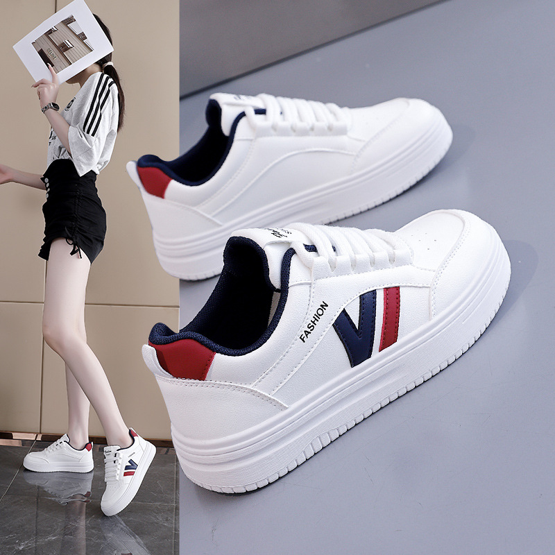 2025秋季新款网红爆款鞋子女学生薄款轻便百搭小白鞋休闲板鞋X202