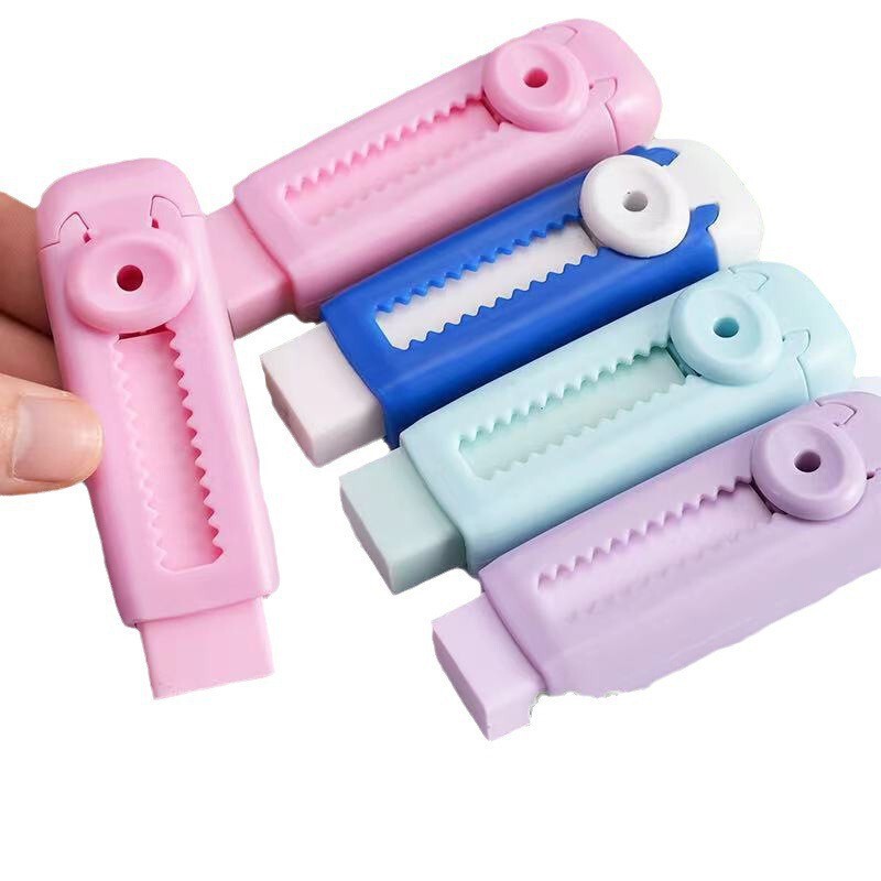 Factory Macaron color push-pull eraser high color value children's art examination writing drawing rubber stationery wholesale Factory Macaron color push-pull eraser high color value children's art examination writing drawing rubber stationery wholesale