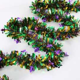 六一儿童节装饰毛条彩条拉花彩带商场门店生日结婚婚礼装饰品