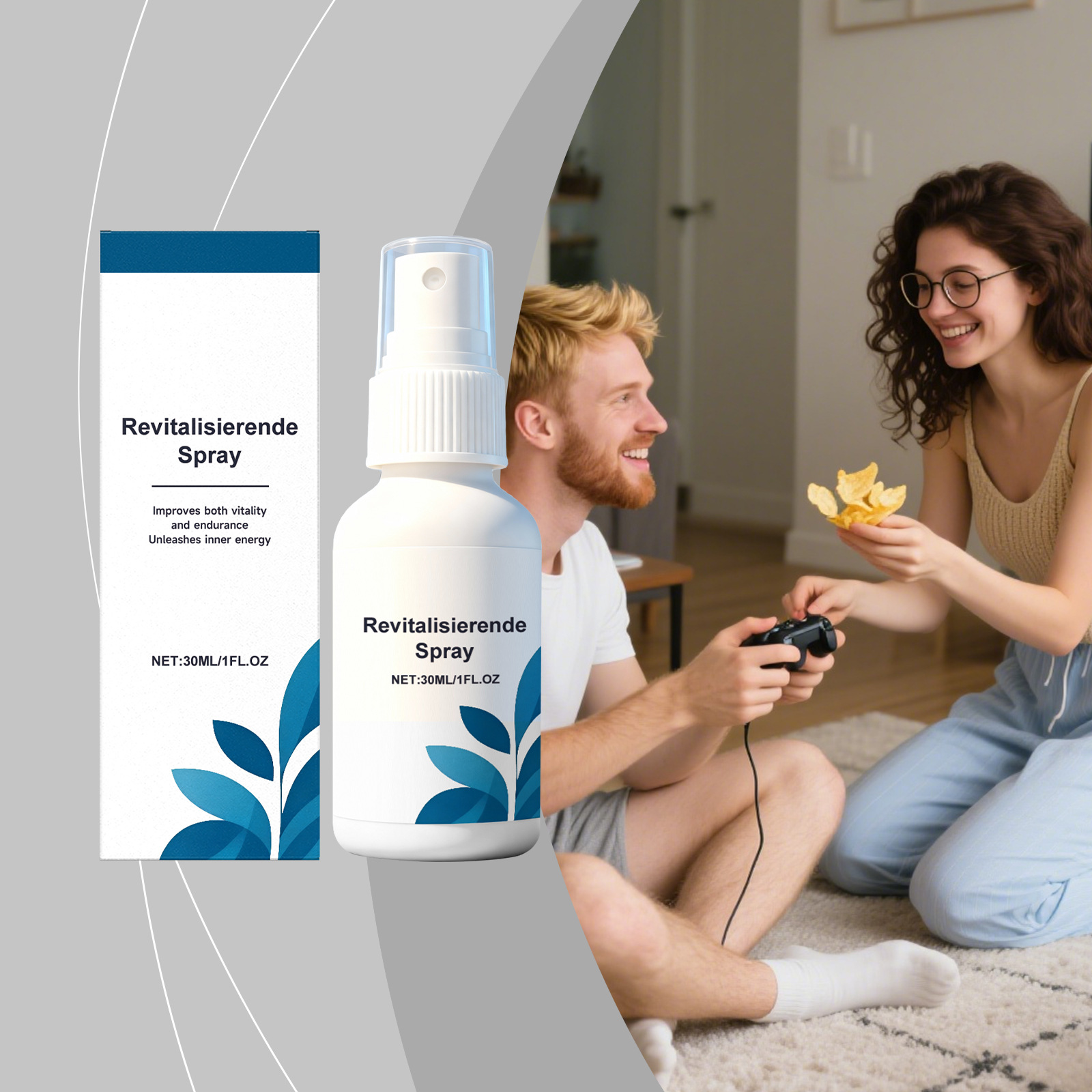 Body Care Spray Refreshing and Delicate Spray Daily Gentle Nourishing Convenient Care Spray for Men's Body