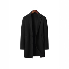 龙达飞【专柜同款】青年男士时尚羊毛【双面呢】大衣外套M12626Q1