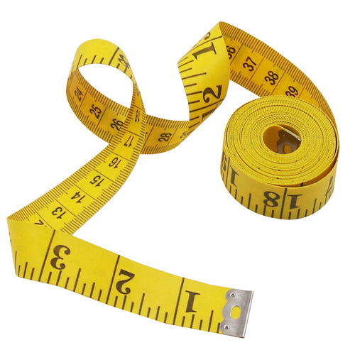 3 beige soft tape measure PVC fiber tape tailoring ruler measuring clothes ruler 300 cm 120 inches portable tape measure