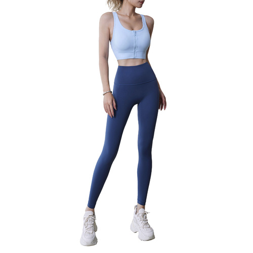 Women's Autumn Cross-border Bare-chested Peach Butt Yoga Pants with a sense of elegance, autumn style, lifting buttocks and tightening abdomen, sports and fitness attire
