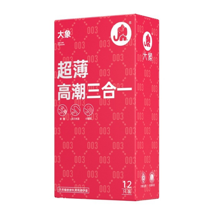 코끼리 오르가즘 쓰리인원 [12개입] 6936406107255 [P]