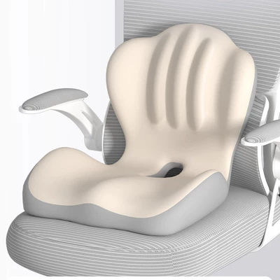Memory Foam One-Piece Backrest, Headrest