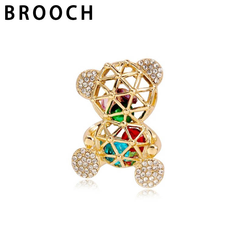 Cartoon Diamond Bear Brooch, Classy Niche Corsage, Classy Classy Pin Jewelry, Clothing Accessories, Wholesale for Women