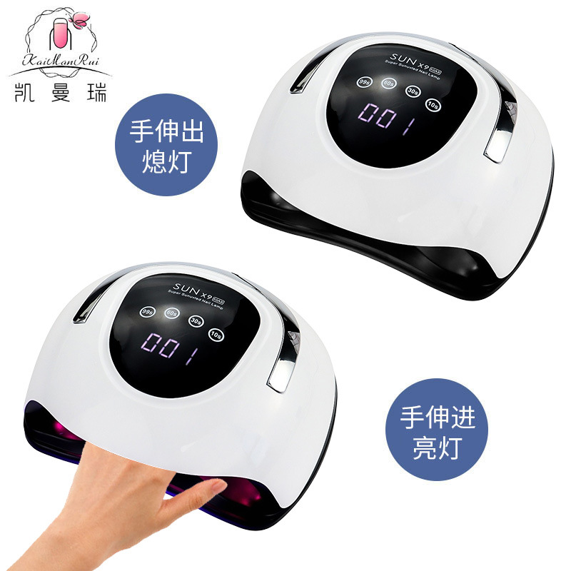 Lámpara de uñas 81 lámpara de perlas de doble fuente de luz de uñas Lámpara de asado de uñas transfronteriza Lámpara de uñas Lámpara de gel de uñas Lámpara de fototerapia de secado rápido