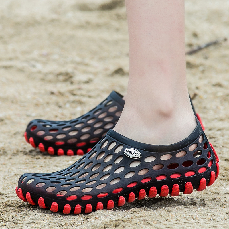 2022 New Cave Shoes Men's and Women's Sandals Wading Shoes Slip-on Outdoor Large Size Slippers Summer Beach Cave Shoes