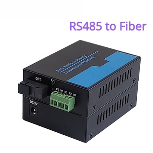 1 channel bidirectional RS485 optical transceiver single mode SC 20km RS485 optical cat fiber converter