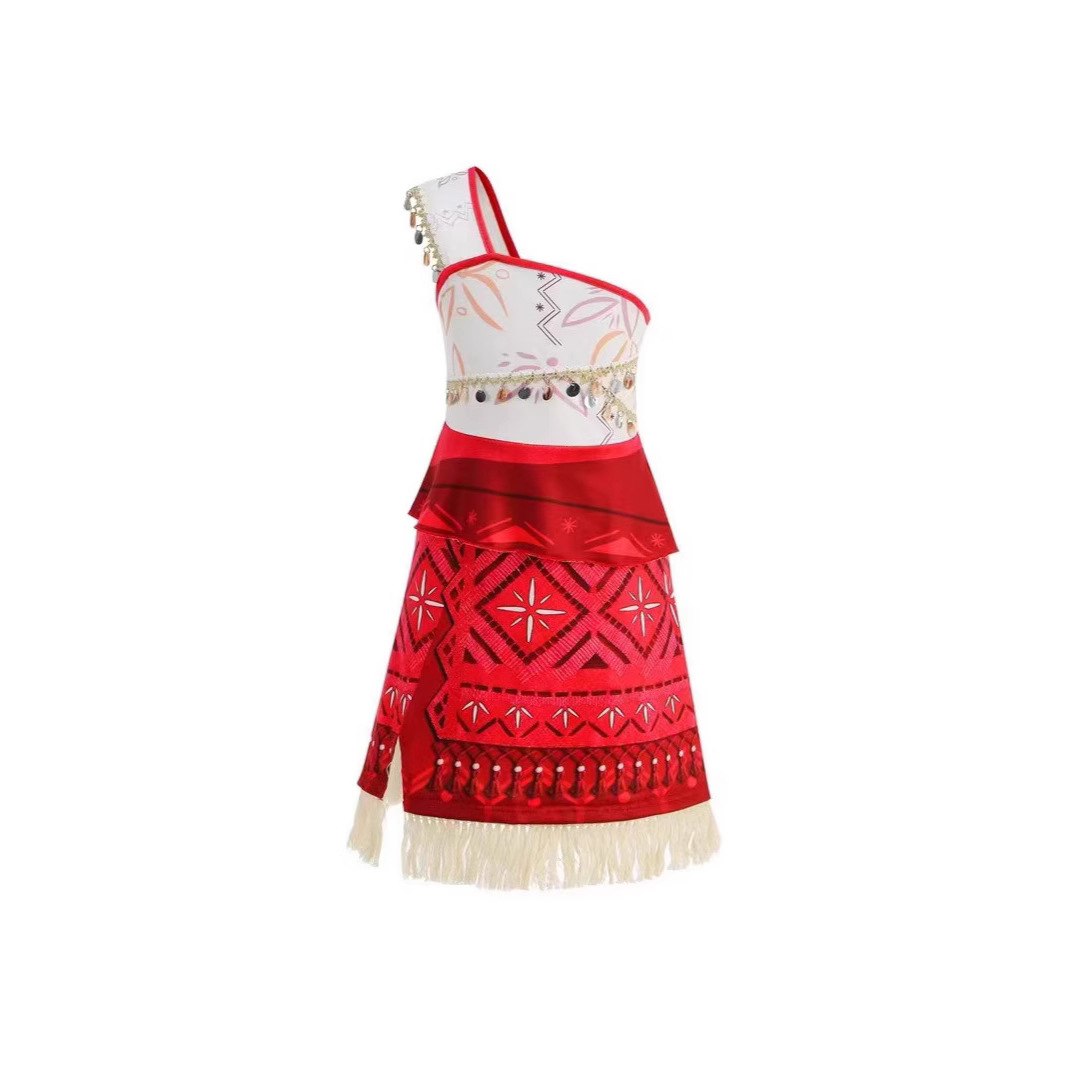 2025 Amazon Princess Moana Cosplay Dress Kidsren's Performance Dress Cosplay Anime Same Style