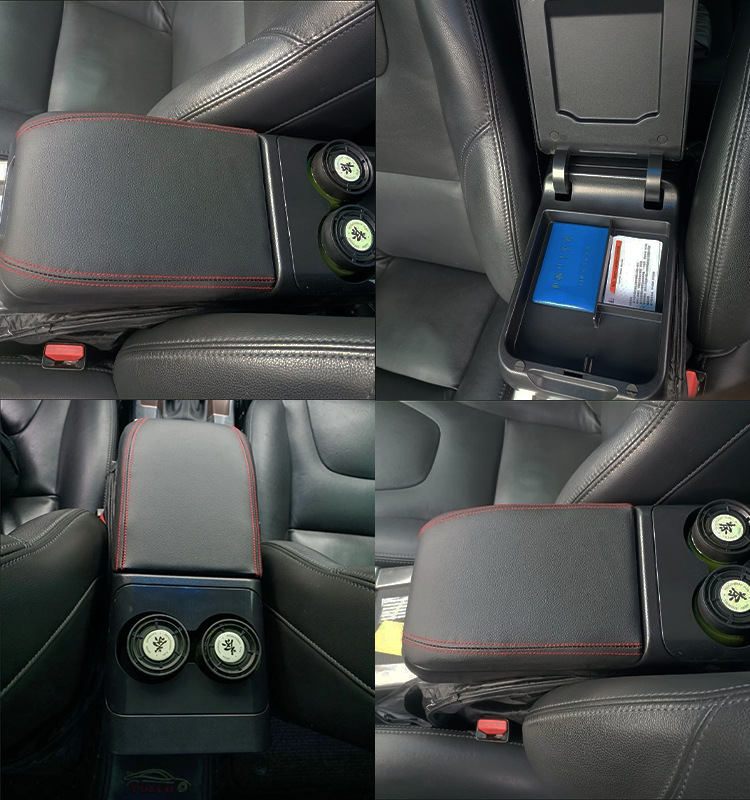 Car Armrest Box Cover Universal Extended Armrest Cover Storage Box
