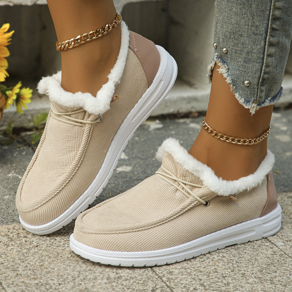 Warm Women's Winter Snow Boots With Fleece Lining And Thick Sole_voghion.com