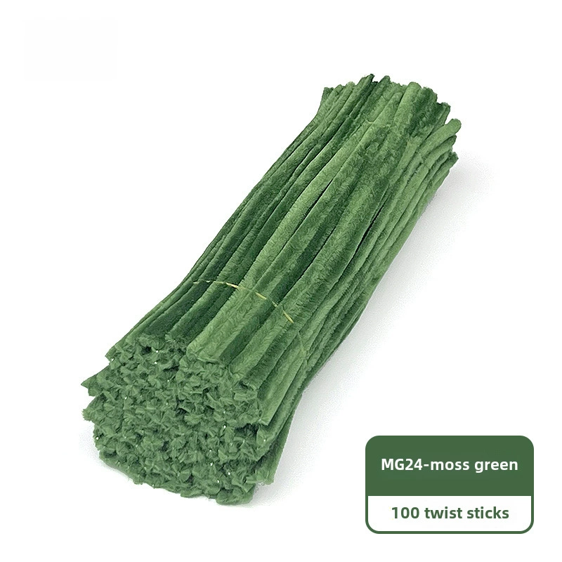 Encrypted twist rods (MaoGun) DIY craft pipe cleaners, ultra‑dense, multi‑color sets (about 100 pcs)