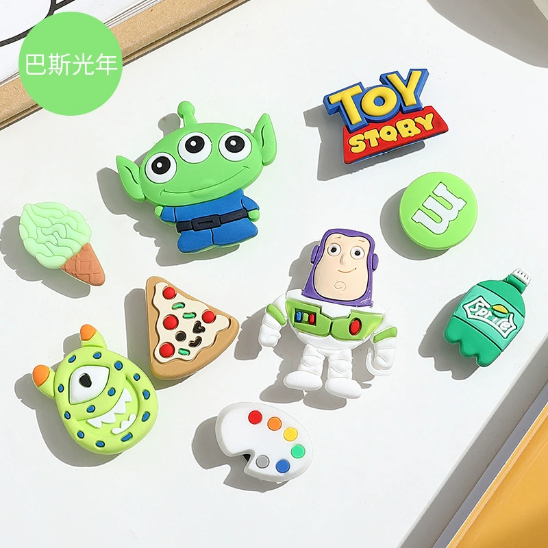 Симпатичные Мультяшные отверстия обувь пряжки мужчины и женщины DIY Мода отверстие обувь ювелирные изделия Тапочки аксессуары оптом