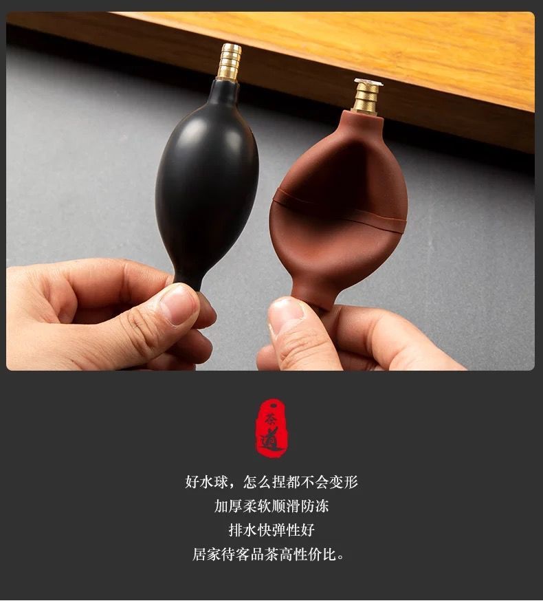 Tea Tray Drainage Hose Set with Suction Bulb Silicone Tubing for Tea Table Water Outlet specifications