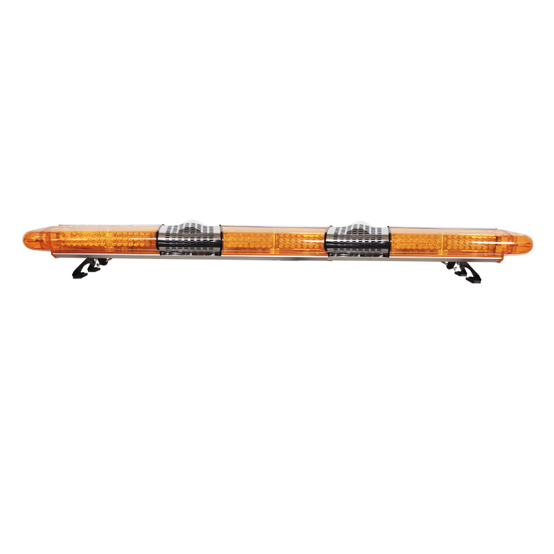 LED roof warning light long row strobe light 1.8m Car-mounted strobe light + dual speakers + siren 9400P9