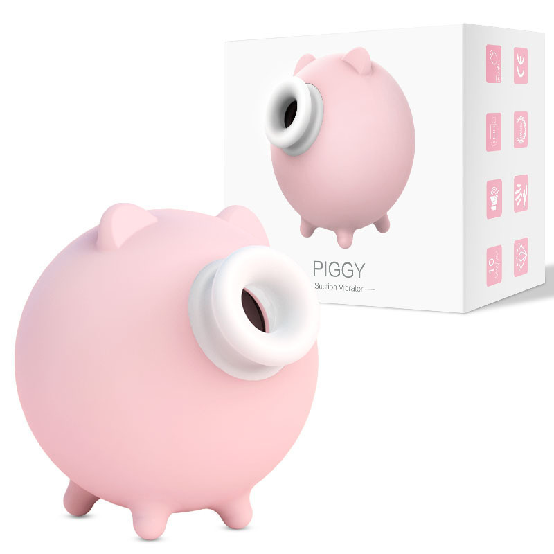 Vibrador de succión Sihande s186 Little Flying Pig con lengüeta lamedora para pezones, vibración multifrecuencia, para adultos, paquete para mujeres.