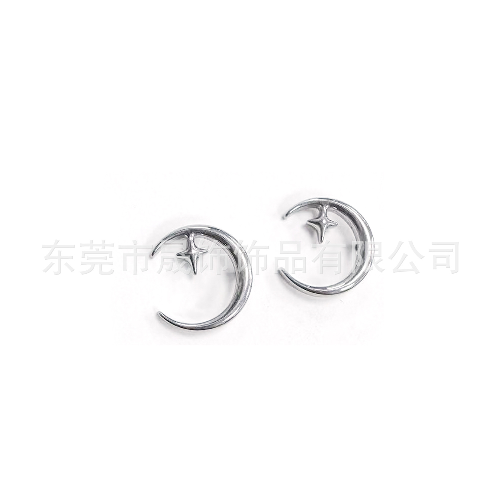 Star 月 Ear Stud F136 Titanium Alloy Moon Star 设计感 Helix Cartilage Stud G23 Titanium Piercing Jewelry Labret Stud