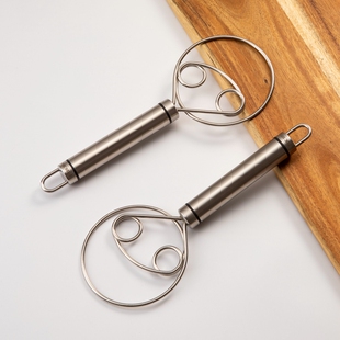 Spot generation 304 stainless steel flour mixer eyes coil dough mixer rolling pin dough mixing tool