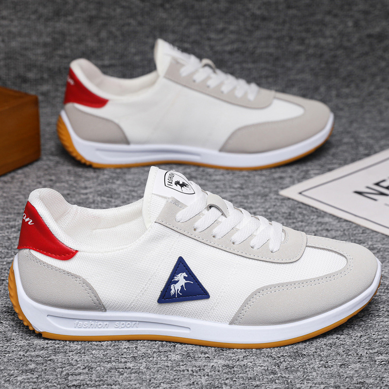 2026 New Casual Men's Shoes, Internet Celebrity White Shoes, Foreign Trade Cross-Border Sports Shoes, Men's Comfortable and Breathable Forrest Gump Shoes Source