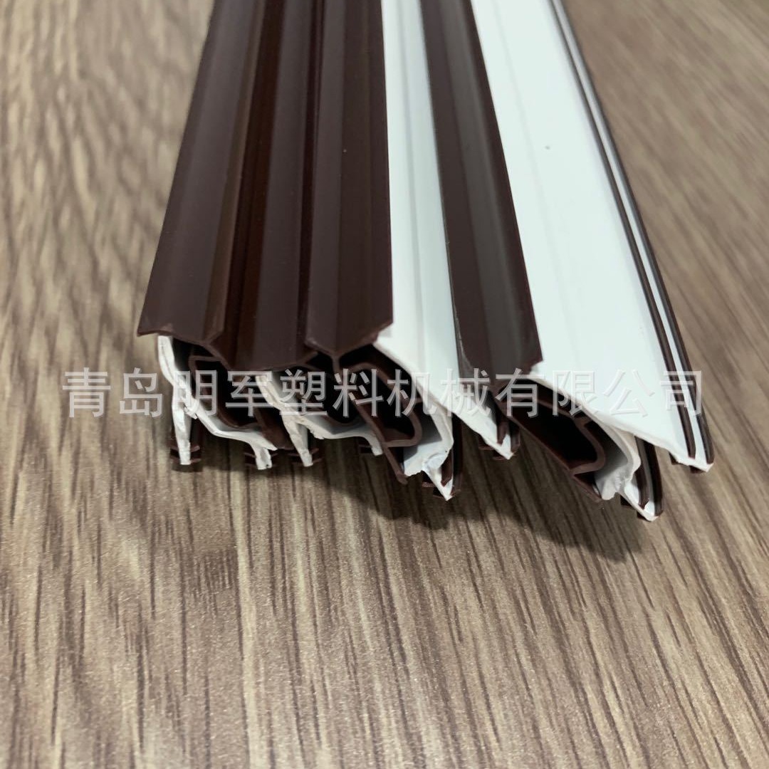 厂家直销PVC软硬共挤双色密封条生产线 PVC门窗型材封边条生产线