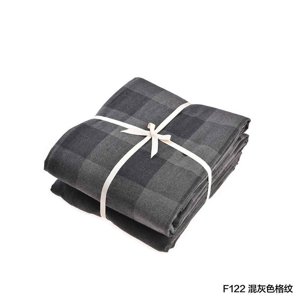 F122 혼합 회색 격자 무늬