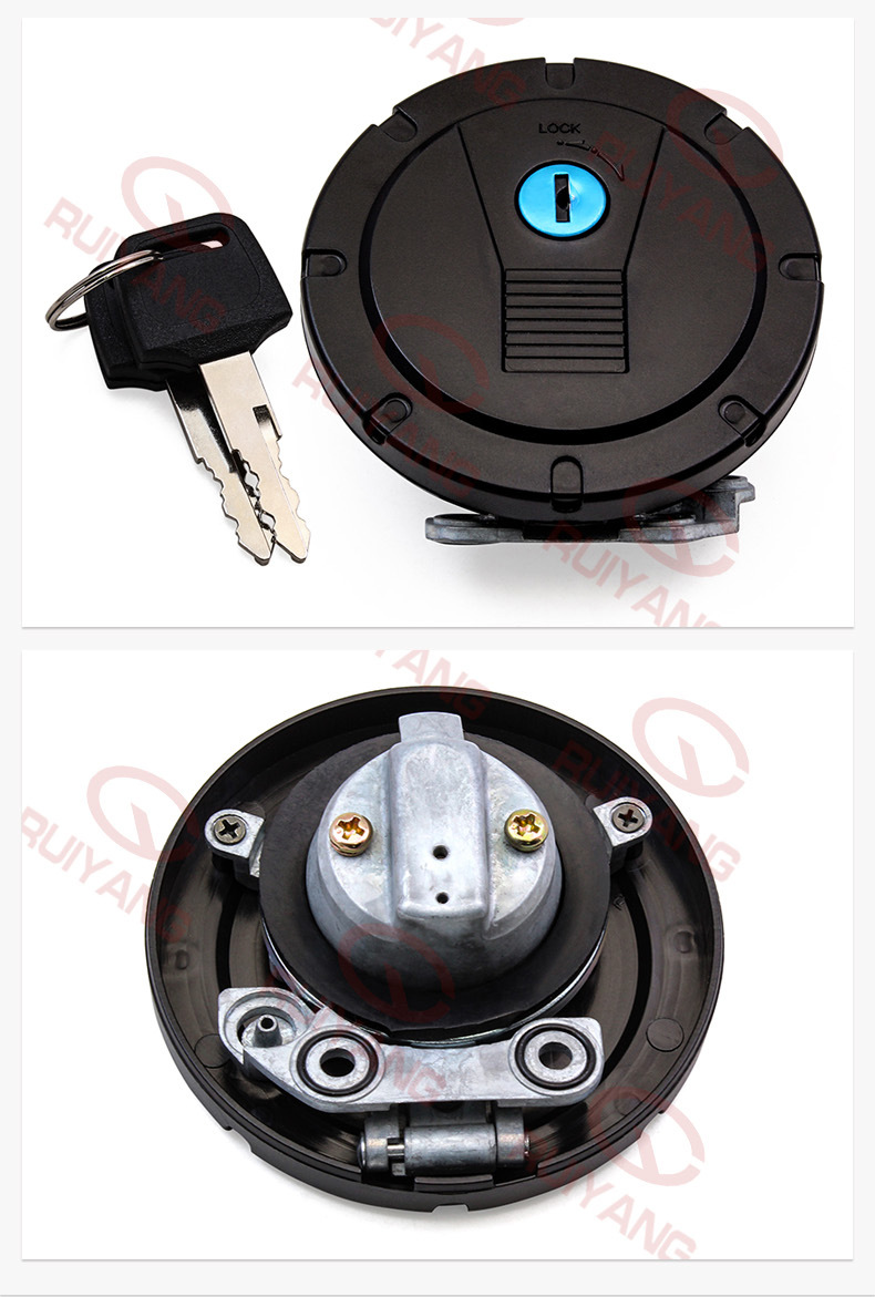 Suitable for Kawasaki KLR650 87-07/08-18 years motorcycle lock fuel tank cap lock electric door lock set lock ignition lock