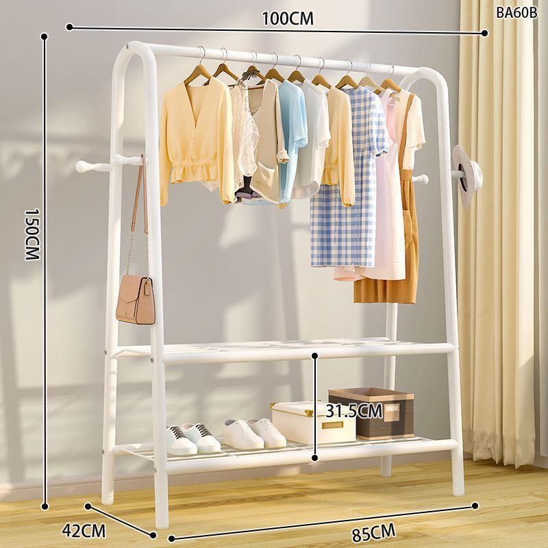 100cm [백철] 사이드후크 4개 + 이중수납망