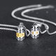Six-character mantra Shurangama Mantra titanium steel men's necklace stainless steel pendant does not fade European and American jewelry wholesale retro tide