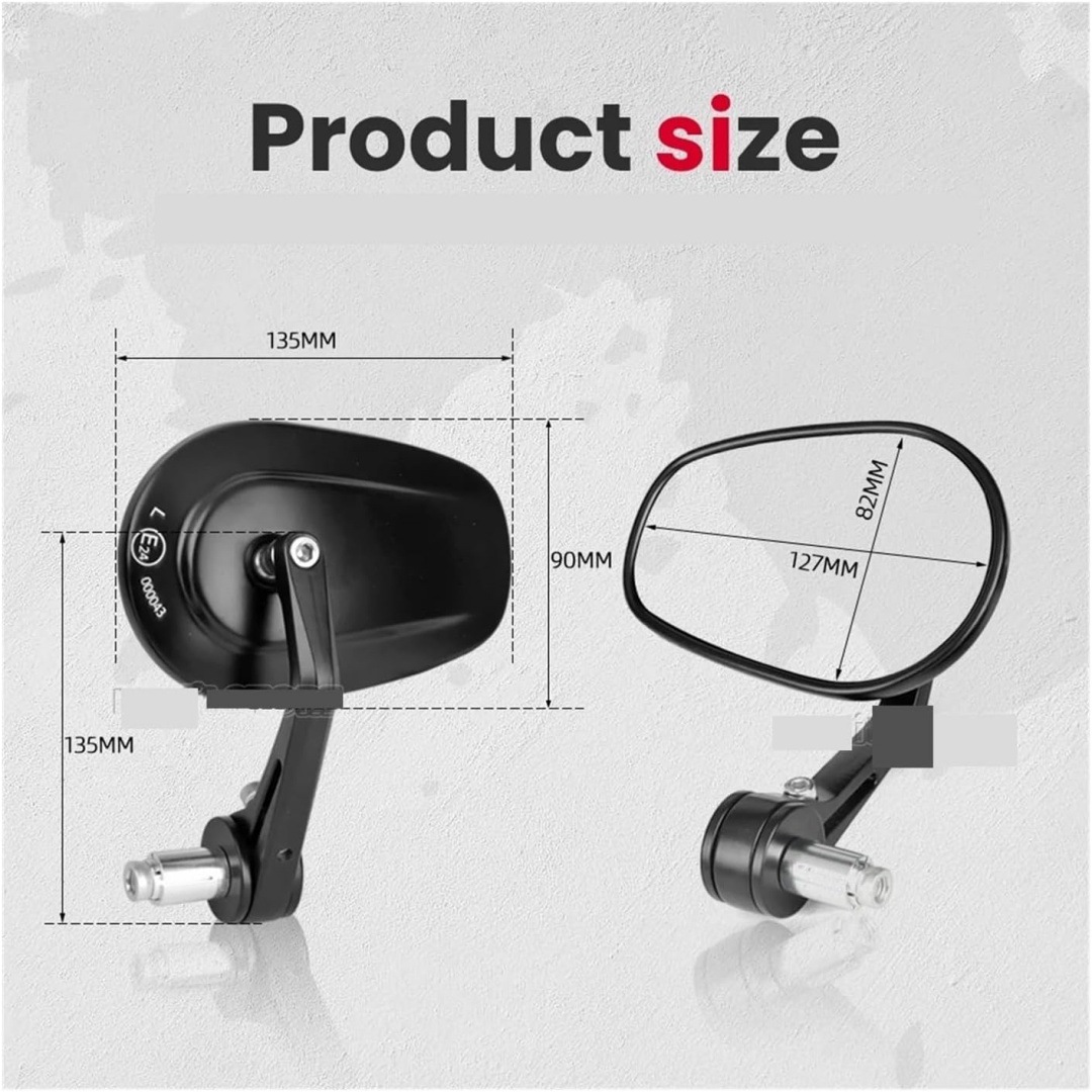Cross-Border E-Commerce Harley Handlebar Mirror Reversing Mirror Motorcycle Rearview Mirror Reflector