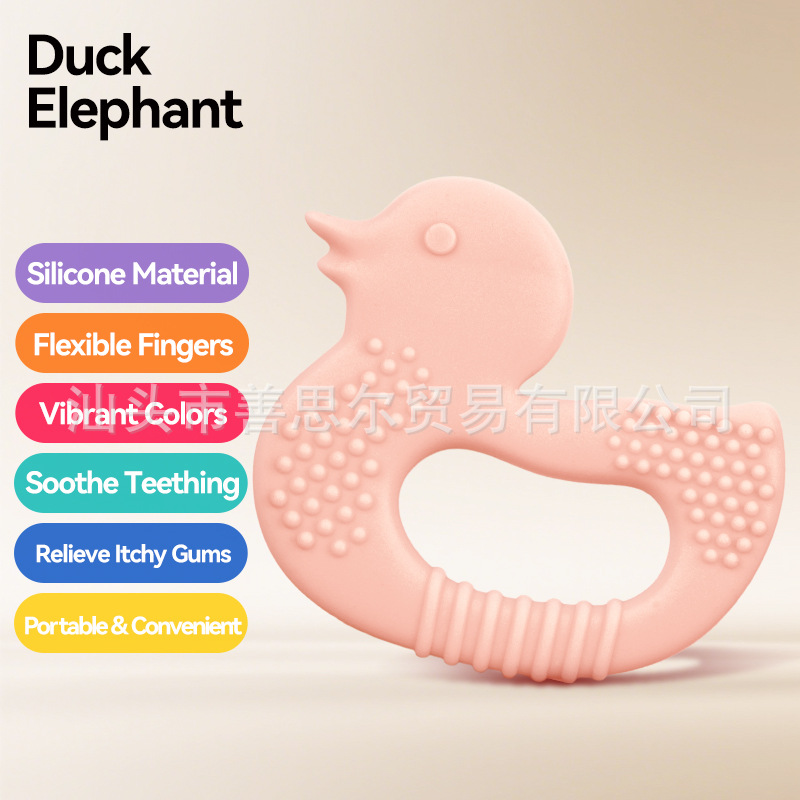 Control remoto transfronterizo de simulación de bebés de silicona de grado alimenticio para bebés resistentes a la comida mano palillos de dientes para calmar juguetes pegamento de mordida