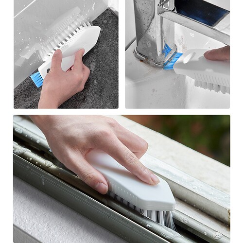 Japanese-style triangular gap brush for bathroom floors, no dead corner brush for shower walls, toilet floor brush for cleaning, brush