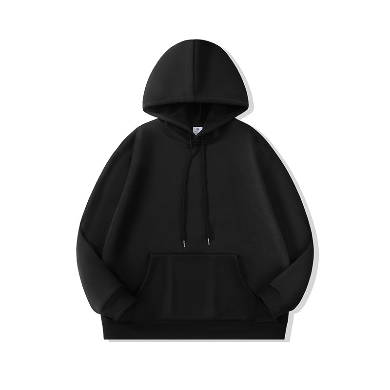 Sudadera de algodón puro para niños, con capucha y forro polar de 500g, uniforme de grupo, camiseta publicitaria cultural, ropa de trabajo personalizada con impresión de logotipo