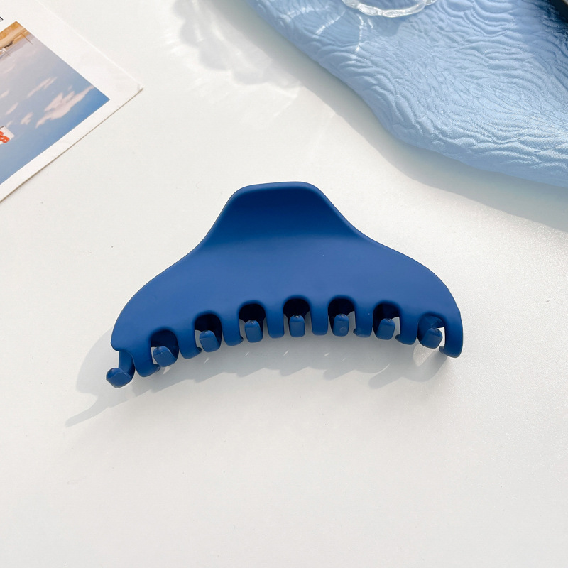 Cabeza pequeño tamaño clip de pelo temperamento tiburón clip tocado Klein Blue Ball Head clip hembra Otoño e Invierno accesorios para el cabello