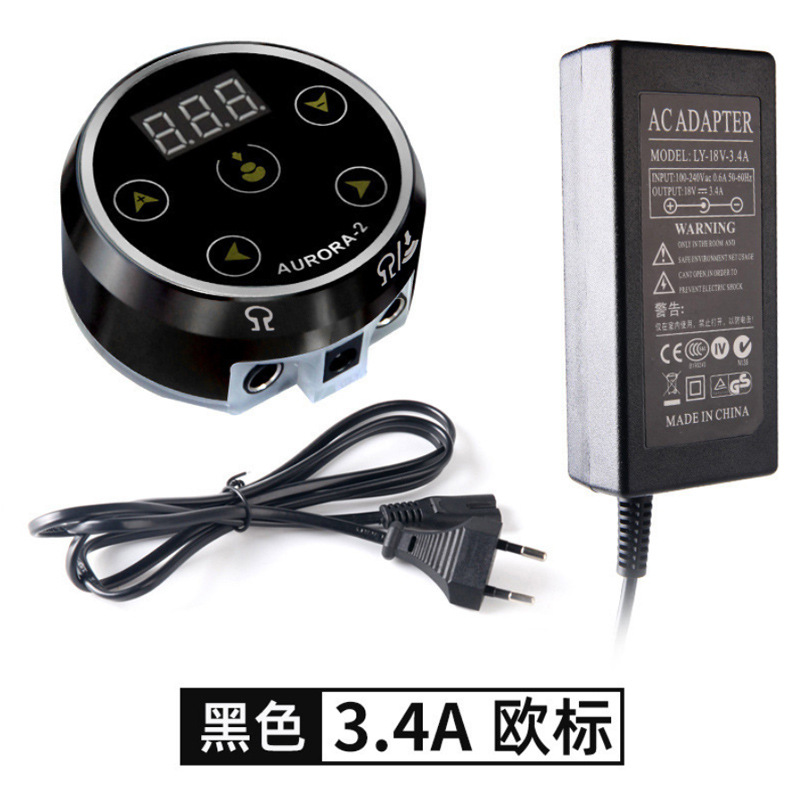 Negro 3.4A/estándar europeo