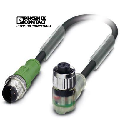 菲尼克斯传感器/执行器电缆SAC-3P-M12MS/ 5,0-PUR电气联接中国否