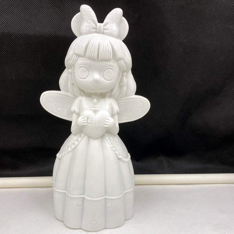 DIY Paintable Doll (Plastic) — Unpainted White Embryo, Multiple Characters, 16–26 cm