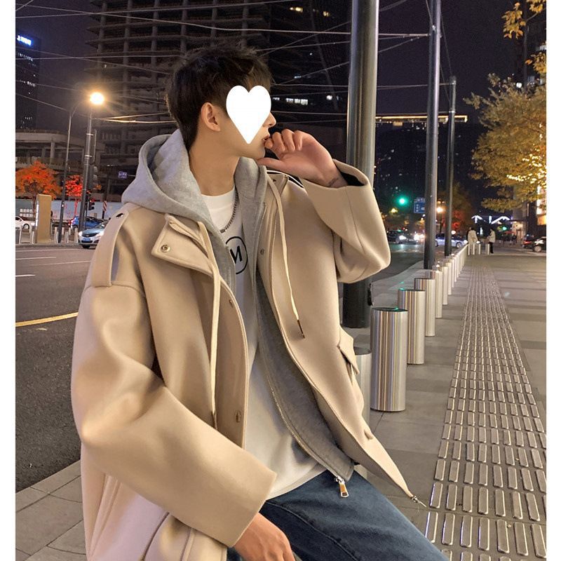 아우터웨어 남성용 재킷 남성용 봄 · 가을 엑플렉스 사이즈 느슨한 학생 트렌디 자켓 남자 윈드브레이커 올매치 여자 자켓