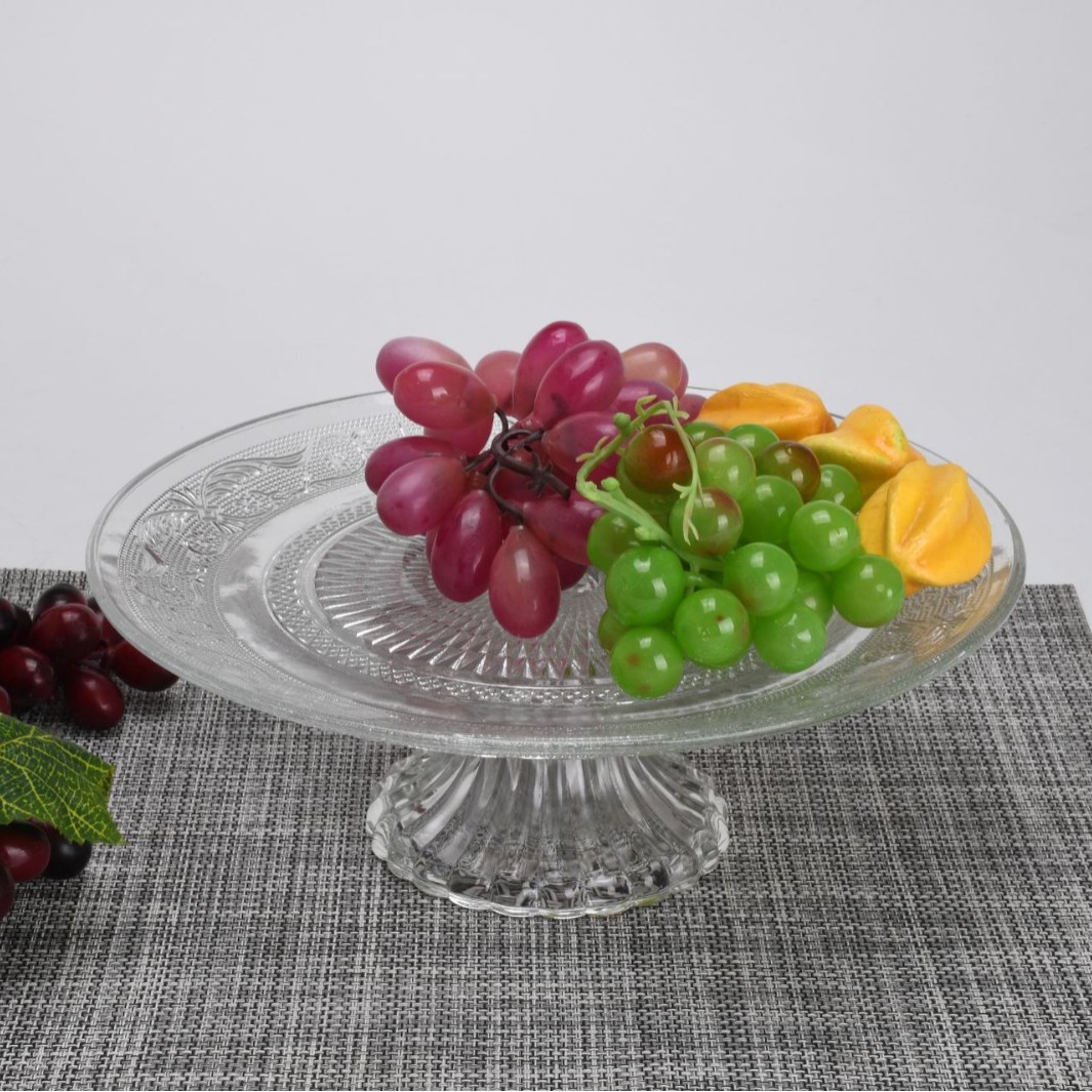 Plato vidrio creativo estilo cola fénix, vajilla, para frutas, venta directa de fábrica. image 1