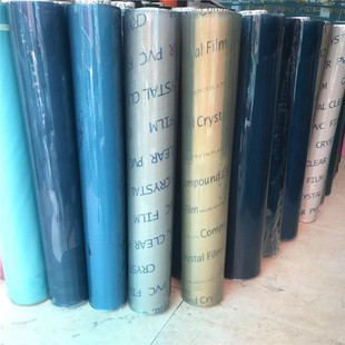 Source Manufacturer PVC Ultra-transparent Film Hand Bag Packaging Environmentally Friendly Embossed Film Frosted PVC Transparent Film