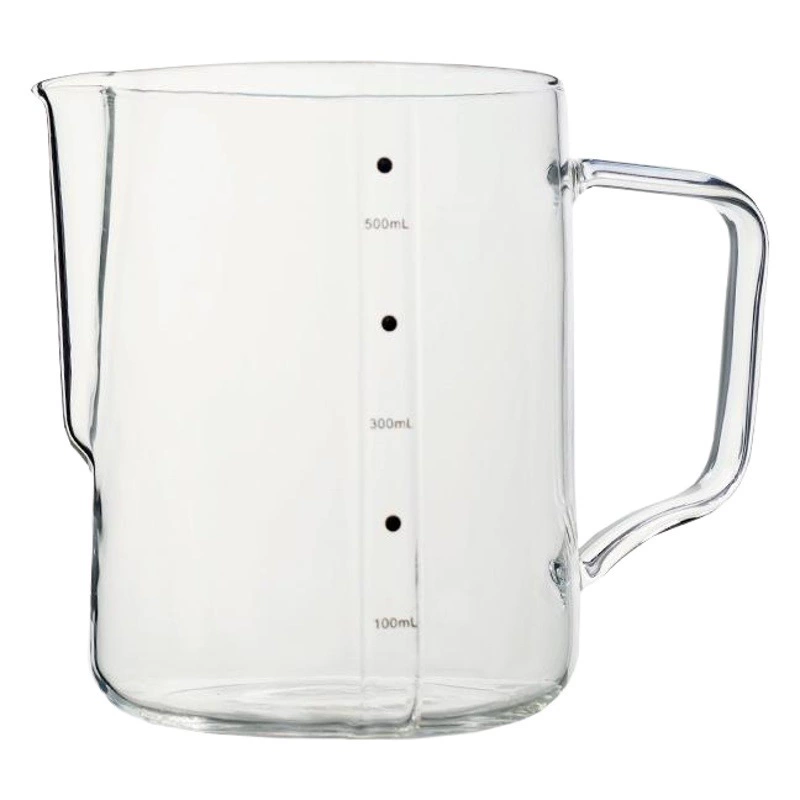 Новый продукт стекло цветок чашка цвет ручки рука кофе обмена чашка Интегрированный фильтр чашки ручной масштаб ясно